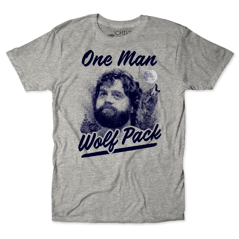 One Man Wolf Pack Unisex Tee Terry Blend Velvet Blend Canvas Blend