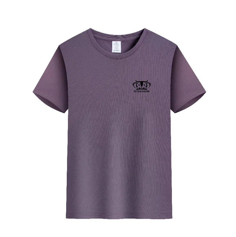 Outback King | T-shirt Ribbed Striped Patterned