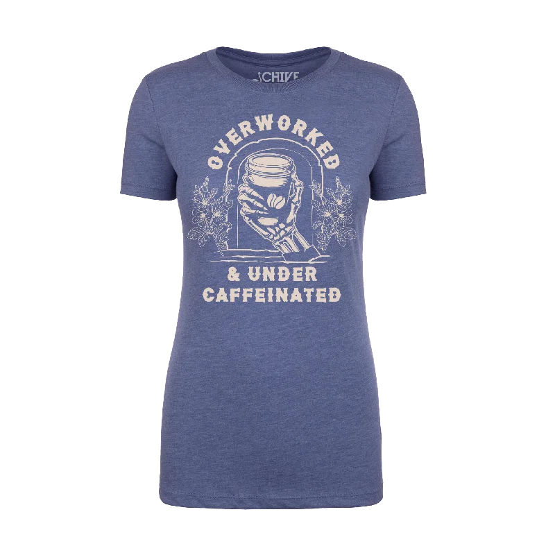 Overworked Women's Tee Print Jacquard Patchwork