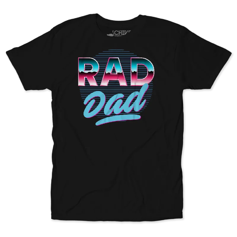 Rad Dad Unisex Tee Polka Dot Checkered Tartan