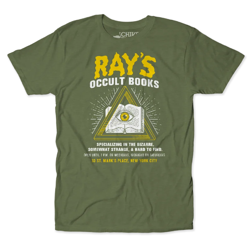 Rays Occult Books Unisex Tee Anti-Pilling Machine Wash Handmade