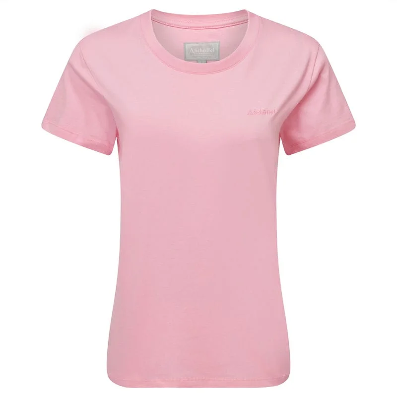 Schoffel Tresco Ladies T-Shirt - Pink Print Jacquard Patchwork