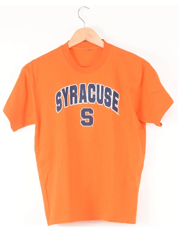 Syracuse Design Orange T-shirt - M Houndstooth Herringbone Solid