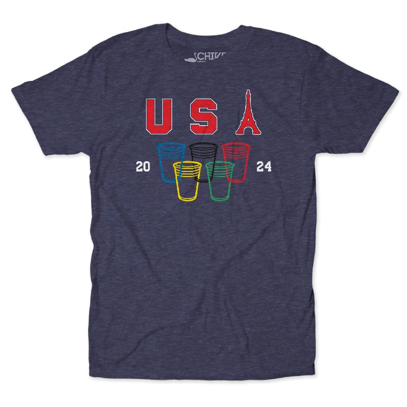 USA V2 Unisex Tee Silk Blend Satin Velvet
