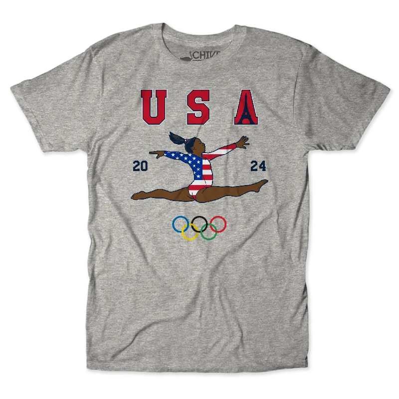 USA V3 Unisex Tee Zippered Front Buttoned Front Snap Front