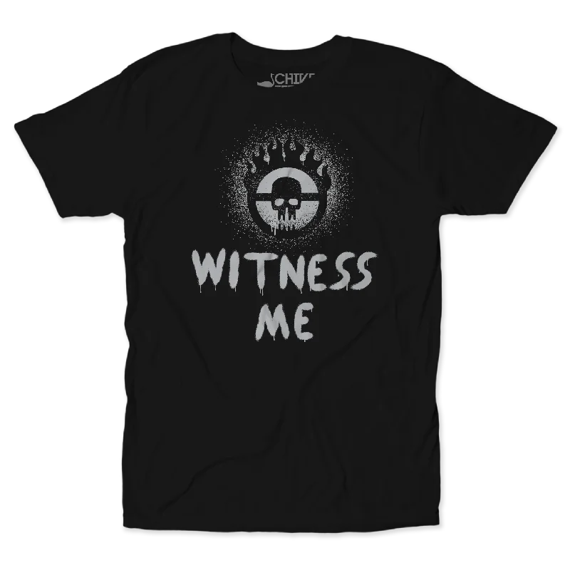 Witness Me Unisex Tee Print Jacquard Patchwork