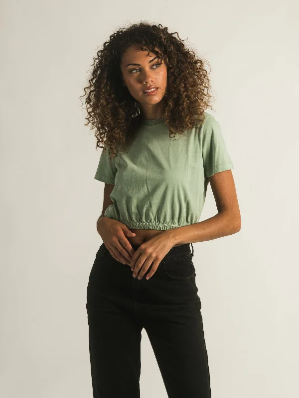 HARLOW MONICA ELASTIC TEE - CLEARANCE Casual Formal Business