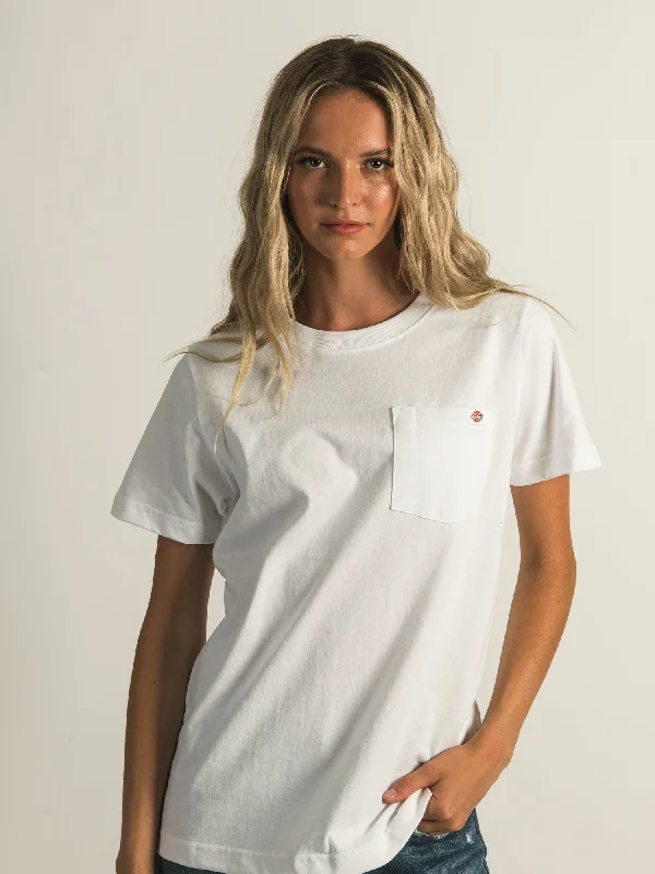 DICKIES SHORT SLEEVE HEAVYWEIGHT POCKET TEE - CLEARANCE Collared Crew Neck Turtle Neck