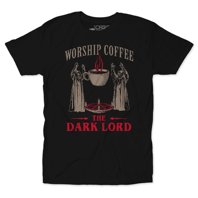 Worship Coffee Unisex Tee Mesh Canvas Denim