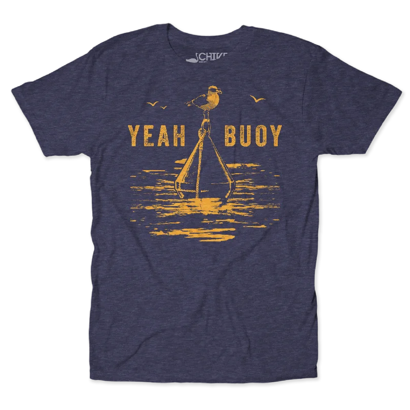 Yeah Buoy Unisex Tee Silk Blend Satin Velvet