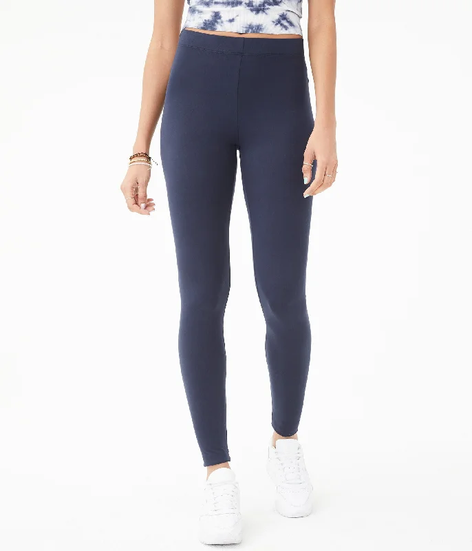 Aeropostale Seriously Soft Classic Leggings Comfortable Sports Performance Tights