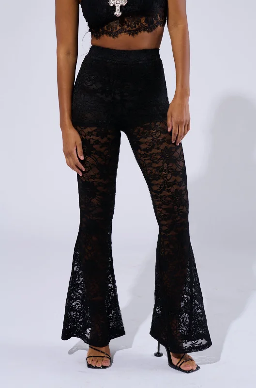 ALL IN A DREAM LACE LEGGING Stylish Printed Stretch Leggings