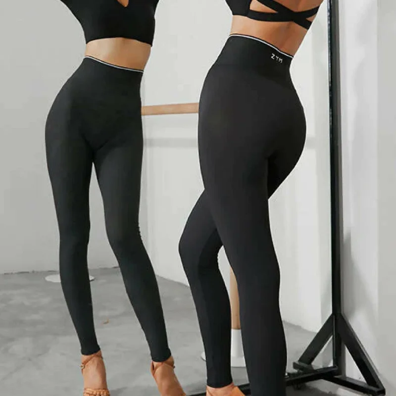 Classic Noir Dance Leggings for Ladies | 20218 Comfortable Running Leggings