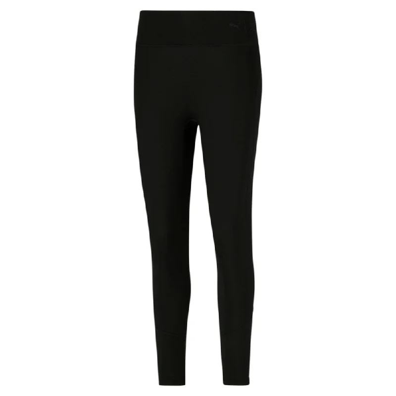 First Mile X Train High Waisted 7/8 Athletic Leggings Elegant Black Leggings