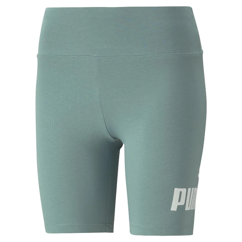 Puma Essentials Logo Womens 7 Short Leggings Trendy Color Block Leggings