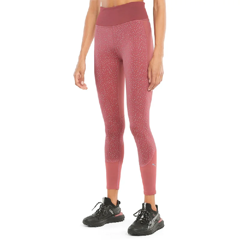 Run Reflective High Waist Full Leggings Cozy Mid-Rise Workout Leggings