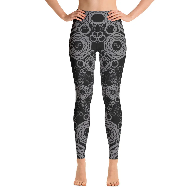 Wisdom Molecule Yoga Leggings Trendy Sweat-Wicking Workout Leggings