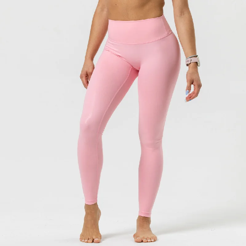 Women's Finesse Leggings |  Pink Glitter FINAL SALE Cozy Sweat-Wicking Leggings