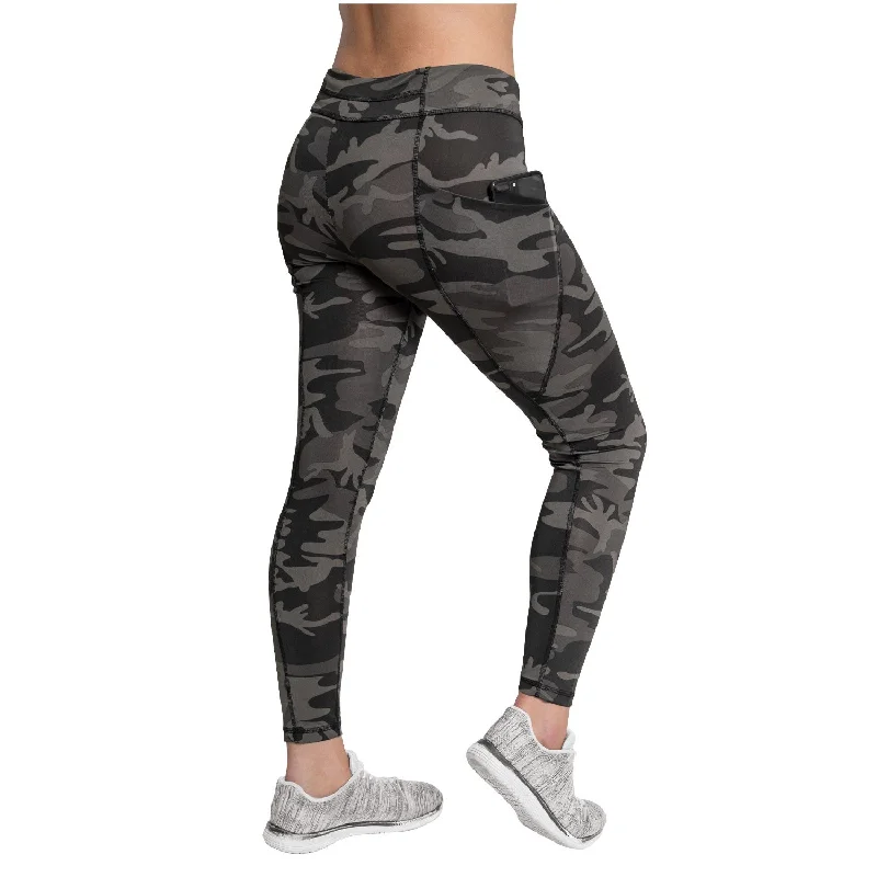 Women's Performance Leggings w/ Pockets Comfortable Slip-On Compression Leggings