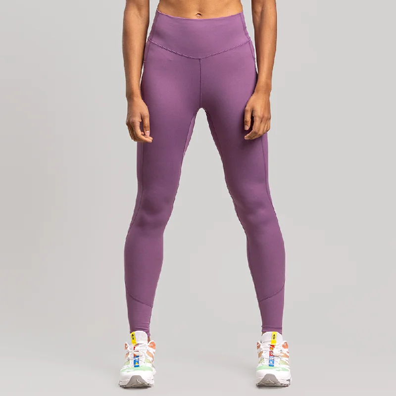 Velocity Sinuous Full Legging - Women's THISTLE Comfortable Leggings with Pockets