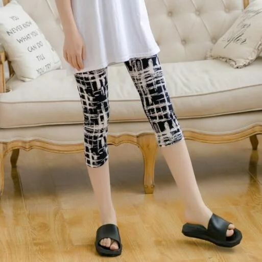 Abstract grid 7pants