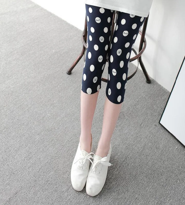 Dot bowknot 7pants