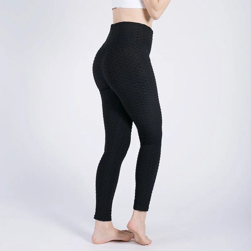 Women High Waist Leggins Sexy Hip Push Up Leggings Workout Clothing Solid Breathable Classic Long Trousers Fitness Leggings Fashionable Minimal Active Leggings