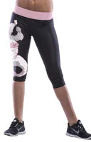 High Waist Digital Printing Capris Leggings Women's Leggings Factory Fitness L177 Comfortable Athletic Tights