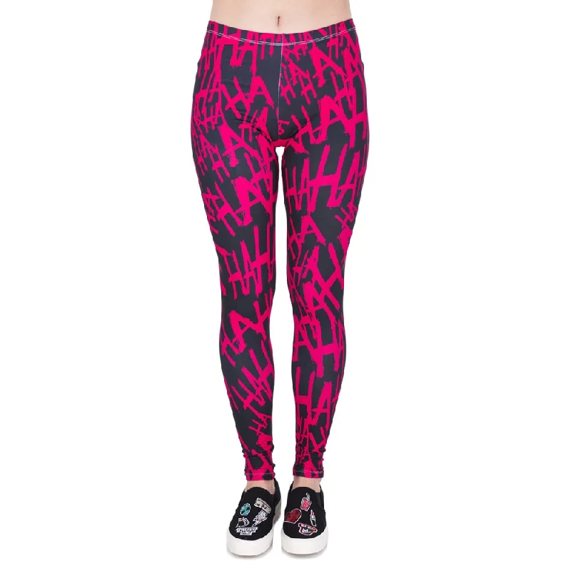 High Quality Women Legins Hahaha 3D Printing Funny Legging Woman Fashion Casual Leggings Elegant Casual Fit Leggings