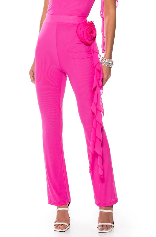 ARIANA FLOUNCED FLARED LEGGING Comfortable Plus Size Leggings