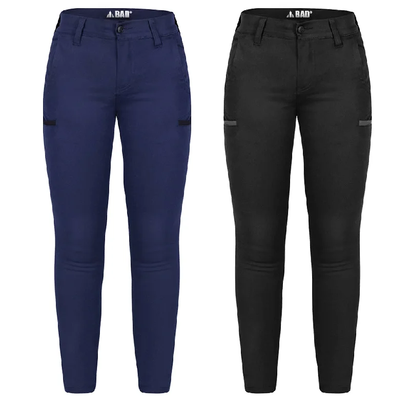 BAD WOMENS WORK LEGGINGS Stylish Pockets Active Leggings