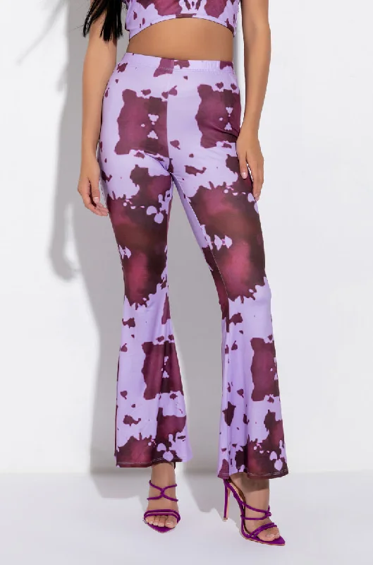 BAE FLARED LEGGING Comfortable Printed Workout Leggings