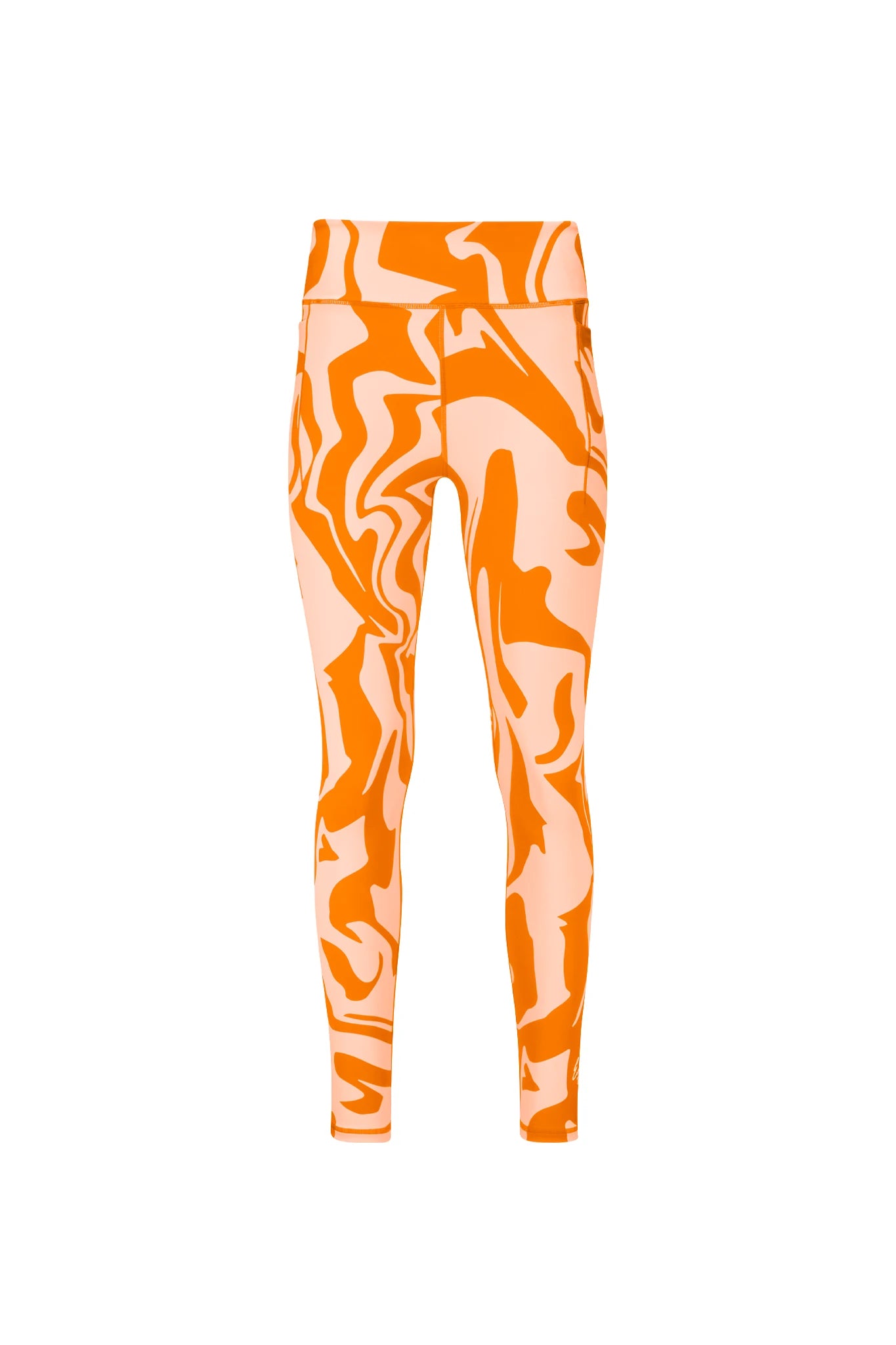 LCD Cantalope Women's Performance Pocket Legging Fashionable Printed Leggings