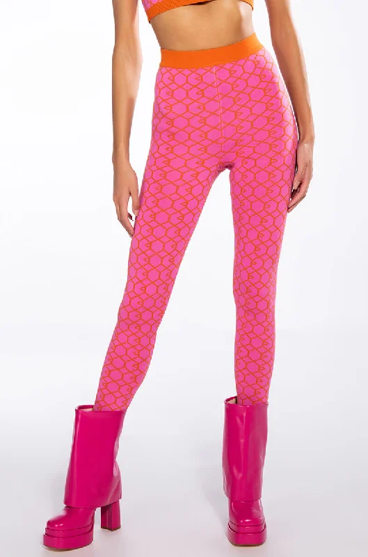 EVERYDAY KNIT LEGGING Fashionable Solid Color Tights