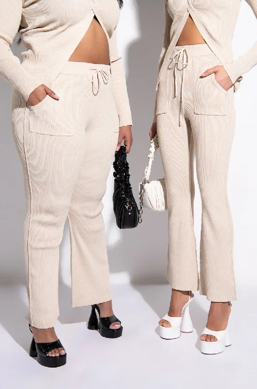 FRANCESCA KNIT FLARE LEGGING Trendy Ombre Effect Leggings