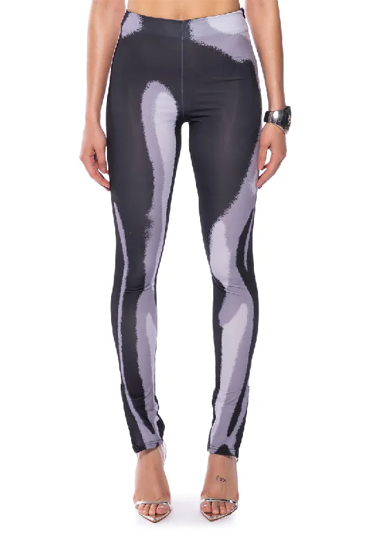 HEATWAVE PRINTED LEGGING Cozy Full-Length Workout Leggings