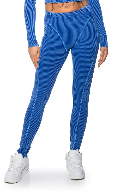 LOLA MINERAL WASH LEGGING Trendy High-Compression Leggings