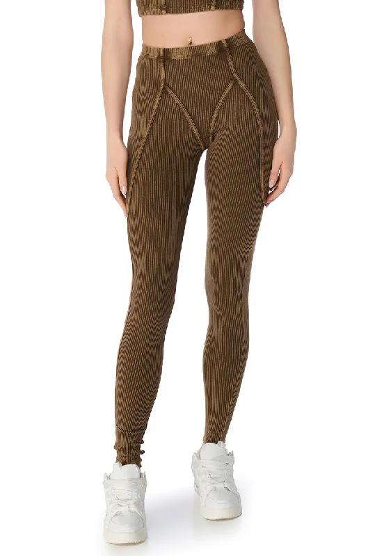 LUCY MINERAL WASH LEGGINGS Fashionable Fitted Workout Leggings