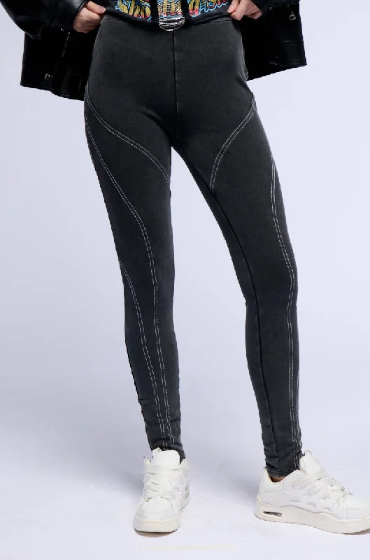 NIKKI CONTRAST LEGGING Stylish Compression Fit Leggings
