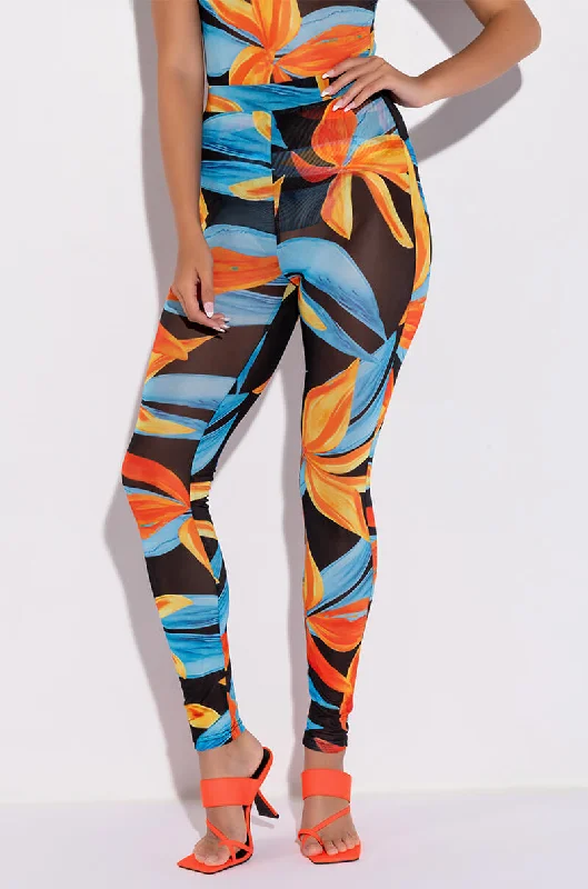 RUN TO THE SUN MESH LEGGING Cozy Lounge Pants Leggings