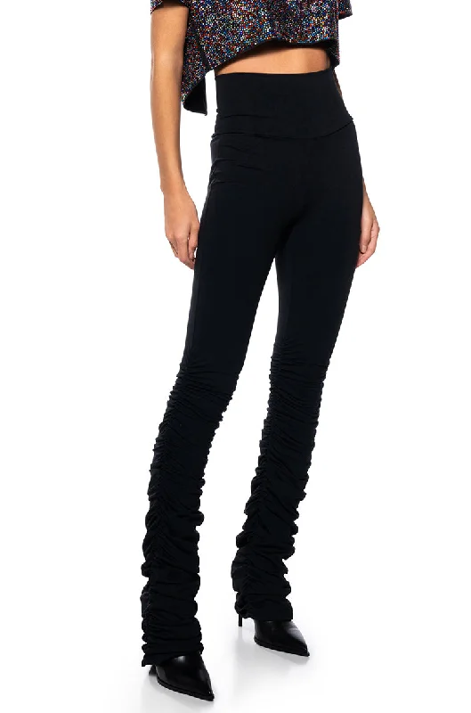SNATCHED STACKED HIGH RISE LEGGING Stylish Faux Leather Leggings