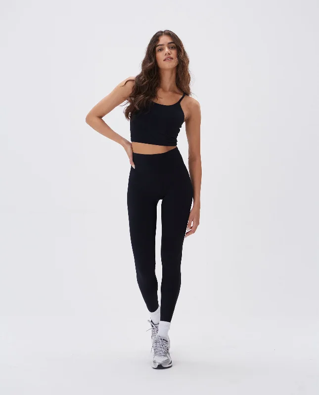 Ultimate Leggings - Black Elegant Velvet Leggings