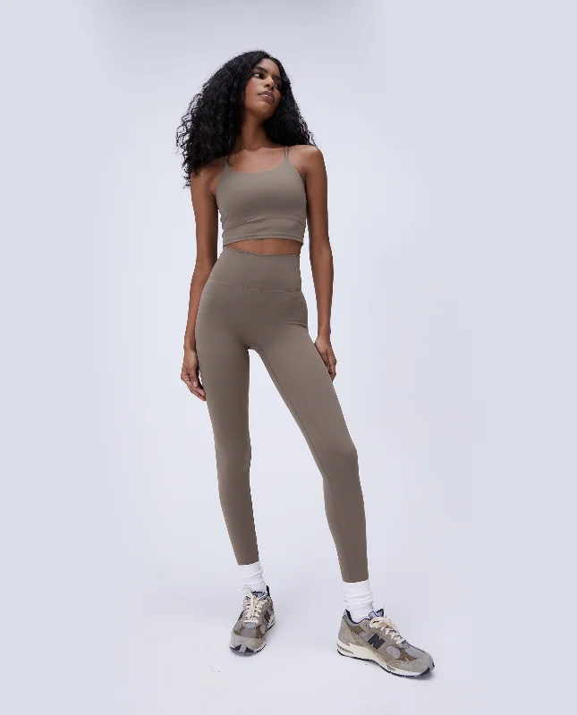 Ultimate Leggings - Cocoa Brown Stylish Stretch Pants Leggings
