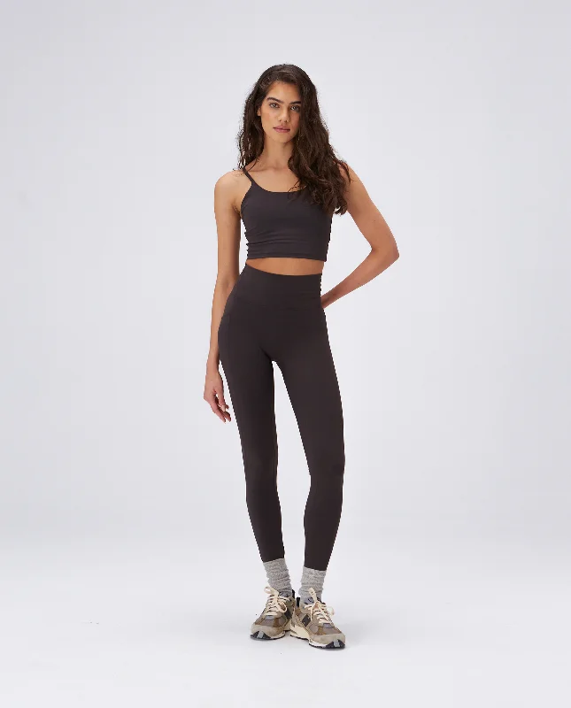 Ultimate Pocket Leggings - Coffee Bean Comfortable Lounge Leggings