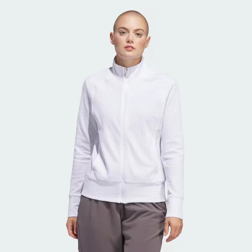 ADIDAS WOMEN ULTIMATE365 TEXTURED JACKET Toggled Jacket Drawstring Jacket Belted Jacket