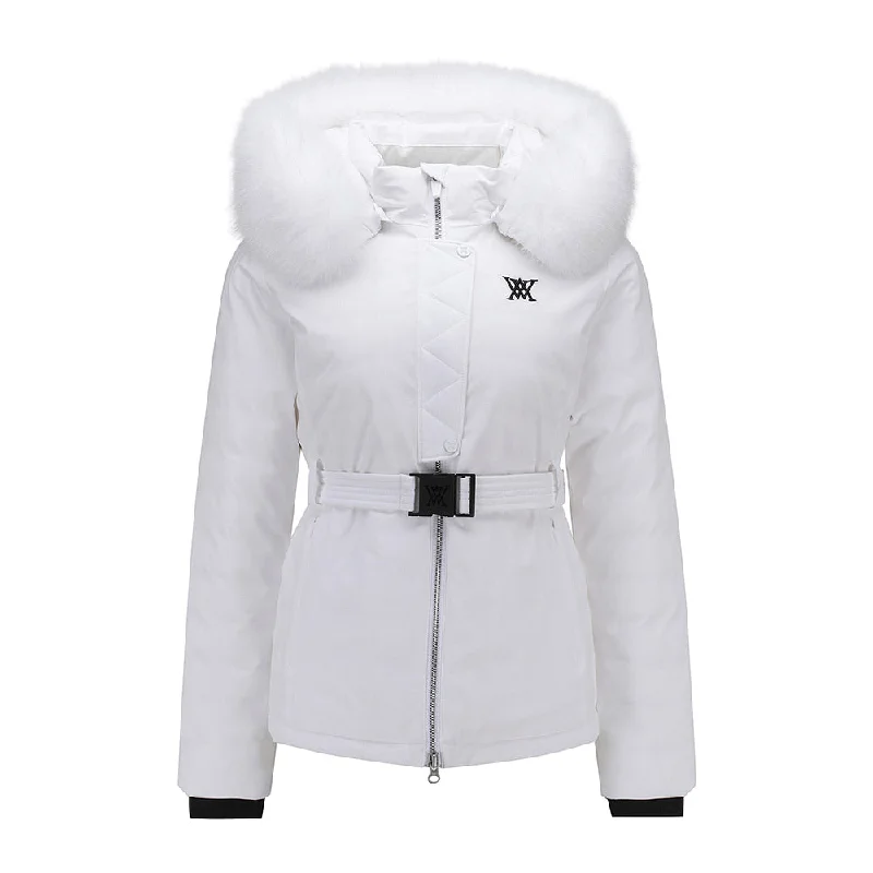 ANEW 22FW WOMEN Middle Length Middle Down Jacket Fleece Jacket Down Jacket Parka