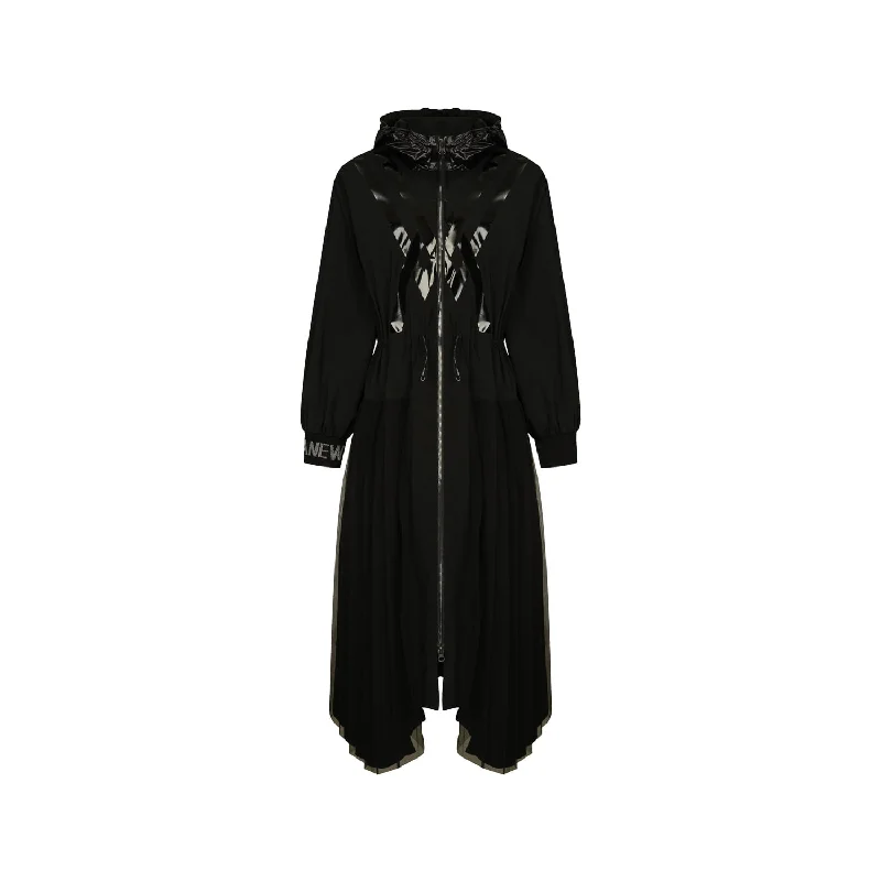 ANEW S22 WOMEN SIGNATURE LONG JACKET Tiered Jacket Buttoned Jacket Zippered Jacket