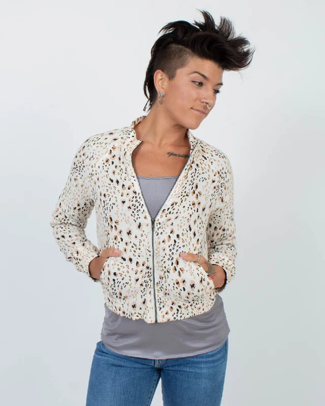 Animal Print Jacket Oversized Jacket Tailored Jacket Straight Jacket