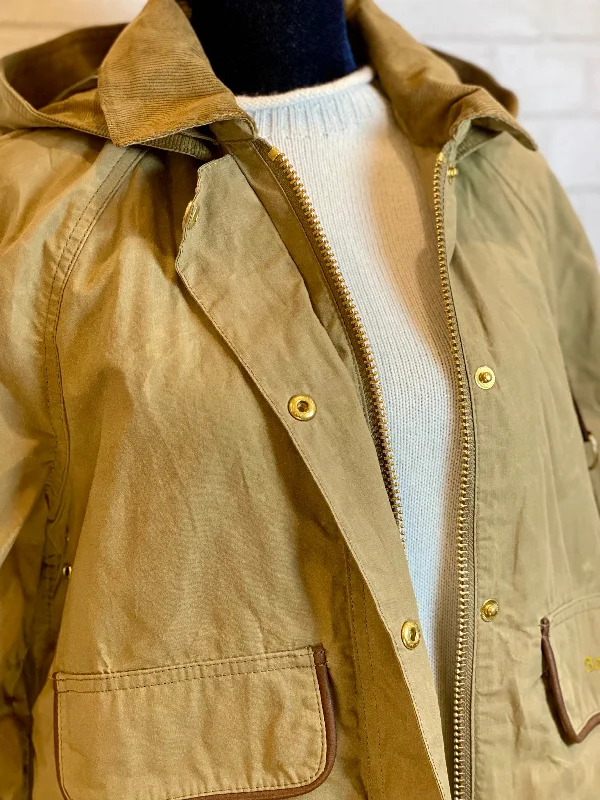 BARBOUR NWT Short Mid season Jacket with hood / M-US* Mesh Jacket Canvas Jacket Denim Jacket