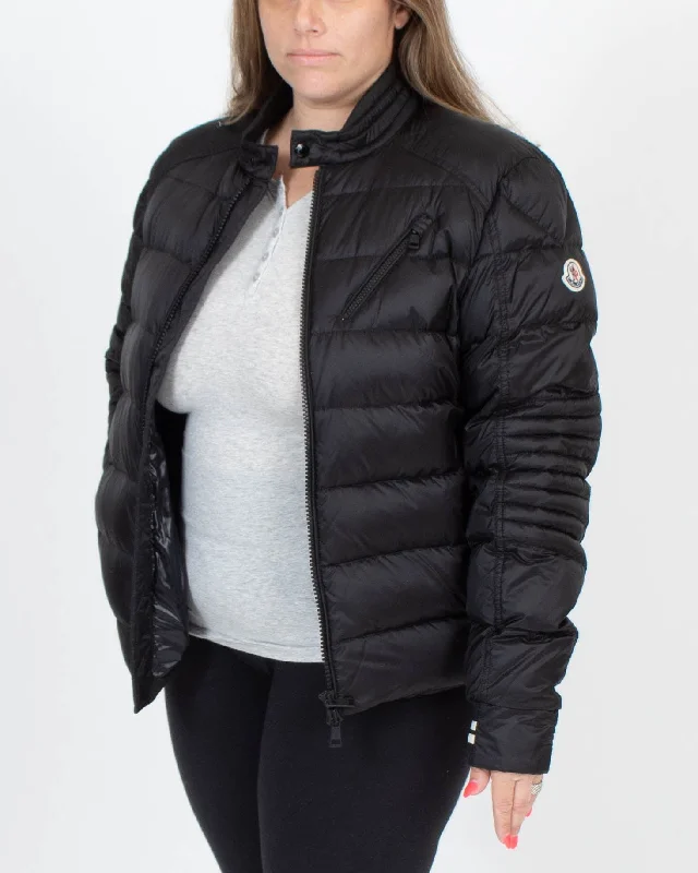 Black Down Jacket Lace Jacket Ribbed Jacket Sequined Jacket